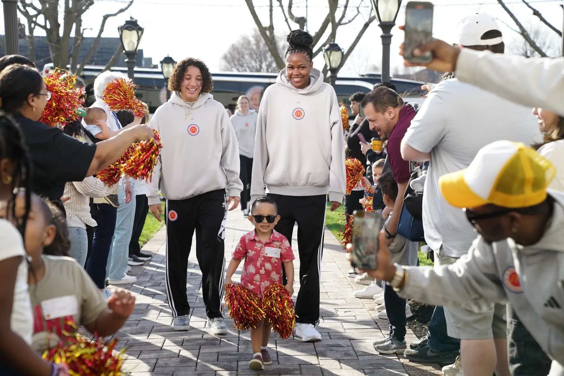 Mcdonald'S All American Basketball Team Makes Epic Entrance At Ronald Mcdonald House 1 mcdonald's all american games