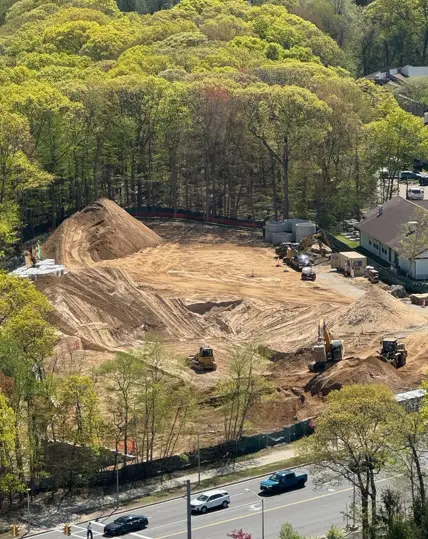 construction at ronald mcdonald house in suffolk county at stony brook children's hospital
