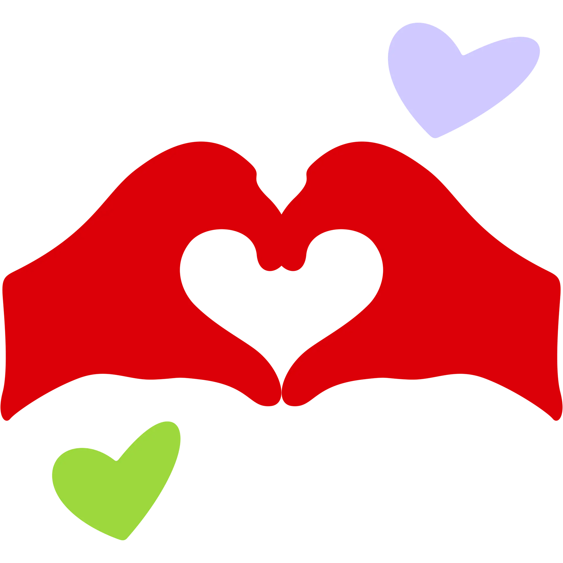 hands forming heart icon rgb scaled